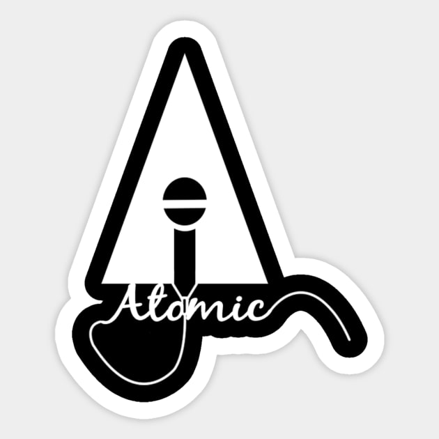 Atomic Logo Sticker by maybeathing